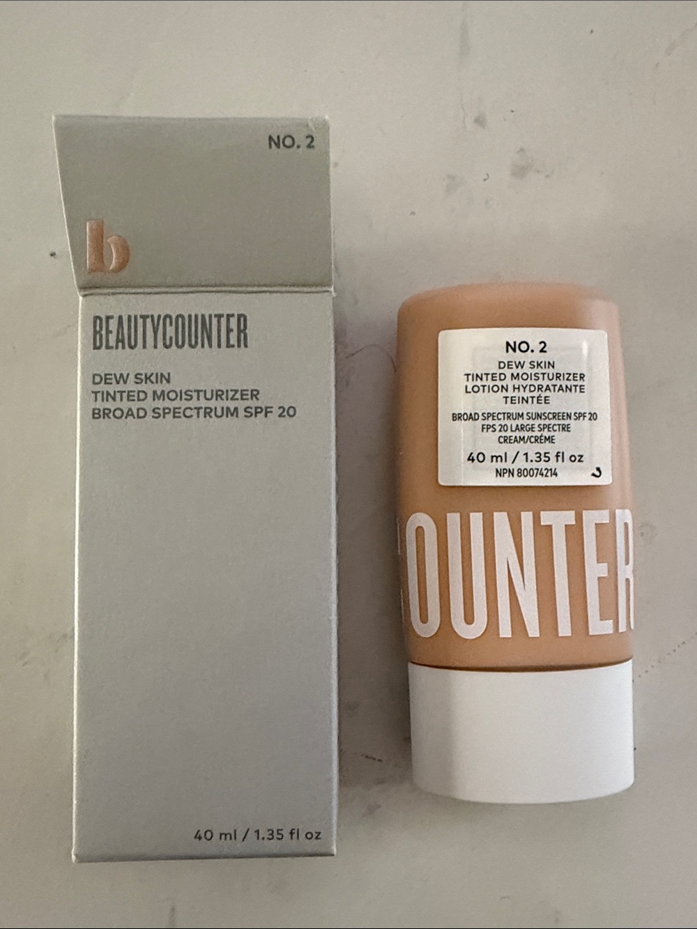 beautycounter Dew Skin Tinted Moisturizer No. 2 - New in Box